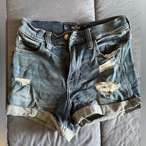 Hollister Blue Denim Shorts
